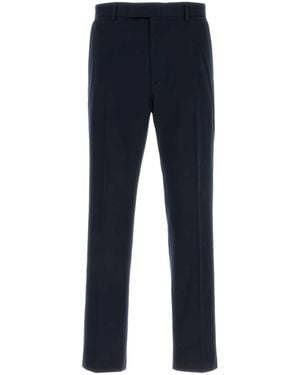 Gucci Navy Blue Gabardine Pant