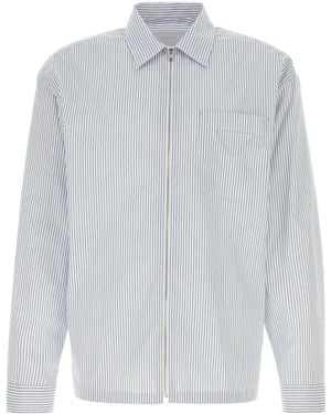Prada Embroidered Poplin Shirt - White