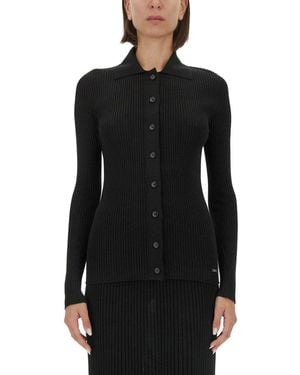 Kiton Ribbed Sweater For - Black