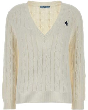 Prada White Cotton Jumper