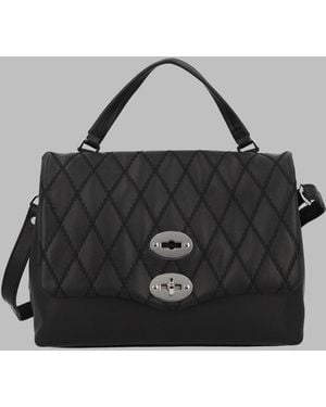 Zanellato Sleek Leather Handbag For - Black