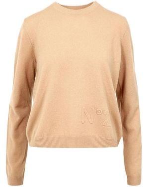 N°21 N ° 21 suéteres camello - Neutro