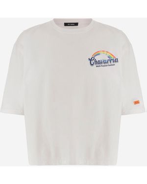 Willy Chavarria Cotton T Shirt With Print - White
