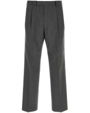 Prada Charcoal Wool Blend Pant - Black