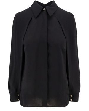 Elisabetta Franchi Georgette Shirt - Black