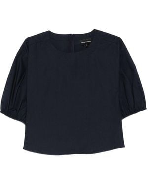 Emporio Armani Cotton Blouse - Blue