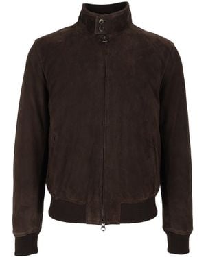 Stewart Nuvola-Light Suede-Down S802 Down Jacket - Black