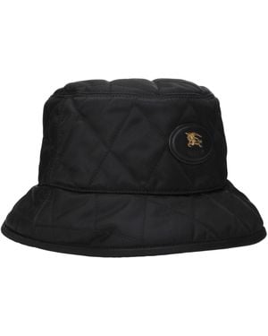 Burberry Hats For And Nylon - Black