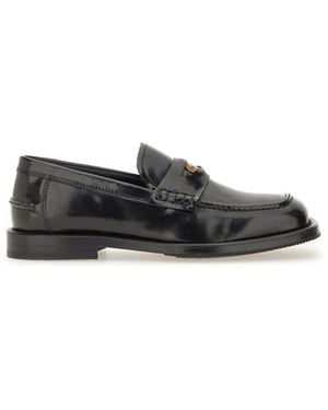 Moschino Berlin" Moccasin - Black