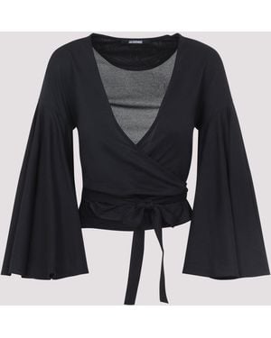 Jacquemus Le Cache Coeur Ventadou-top - Zwart