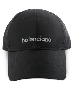 Balenciaga Logo Baseball Cap - Black