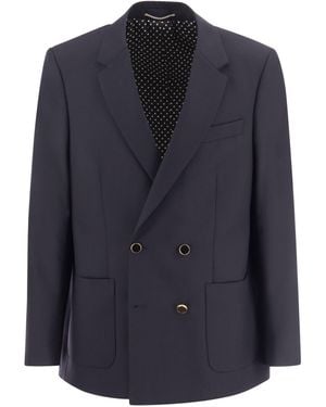 PT Torino Double Breasted Jacket - Blue