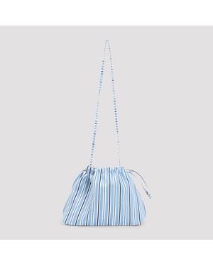 Frankie Shop Morgan Small Pouch - Blue