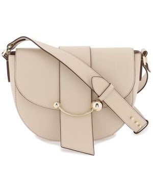 Strathberry Crescent Crossbody Bag - Natur