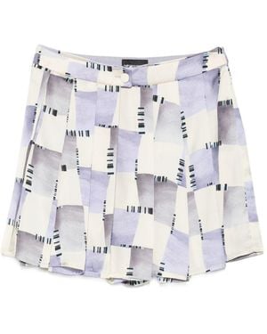 Emporio Armani Printed Shorts - White