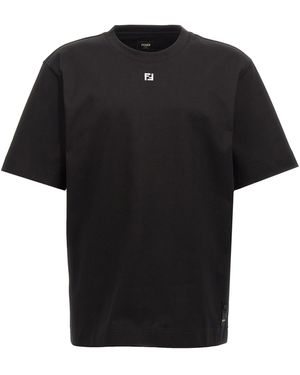 Fendi 'ff' T -Shirt - Schwarz