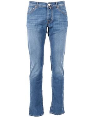 Jacob Cohen 5 Pockets Slim Fit Trousers - Blue
