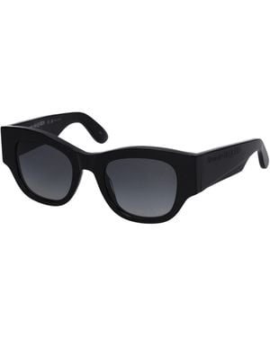 McQueen 'S Occhiali Da Sole Acetato Nero