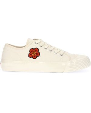 KENZO Sneakers Uomo Tessuto/Crema - Natural