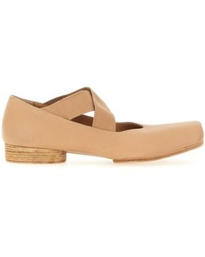 Uma Wang Leather Ballerina - White