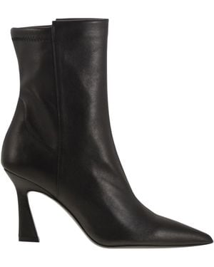 Stuart Weitzman Vinnie Leder -Knöchelstiefel - Schwarz