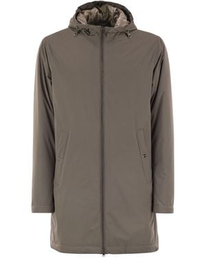 Herno Long Nylon Jacket - Grijs