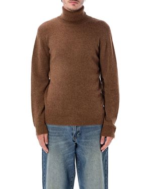 Roberto Collina Fw26 Textured Knit Jumper - Brown