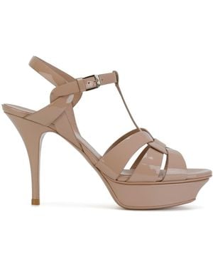 Saint Laurent Tribute Plateau-Sandalen 105Mm - Pink