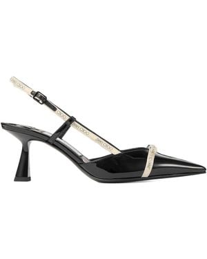 Jimmy Choo Camila Patent Leather Court Shoes - Black