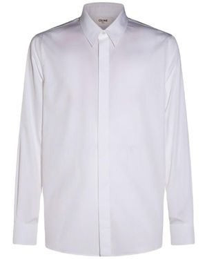 Celine Cotton Popel -Shirt - Lila