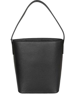 MIZUIRO Medium Leather Handbag - Black