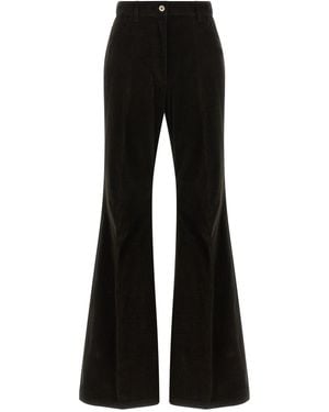 Ferragamo Velvet Pants - Zwart