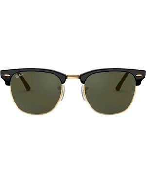 Ray-Ban Sonnenbrille Rb3016 W0365 Clubmaster Schwarz/Grün G 15 Unisex - Braun