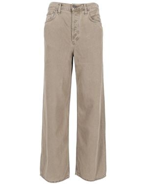 Agolde Laaghangende baggy - Naturel