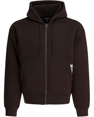 Stussy Stussy Bonded Sherpa Lined Hood Jacket - Black