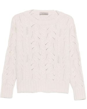 D. EXTERIOR Jumpers - White