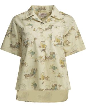 Filson 'twill Camp'-casual Overhemd - Wit