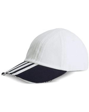 Y-3 Stripes Cap - White