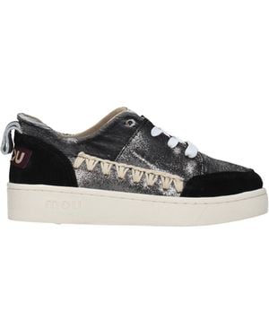 Mou Trainers Suede - Black