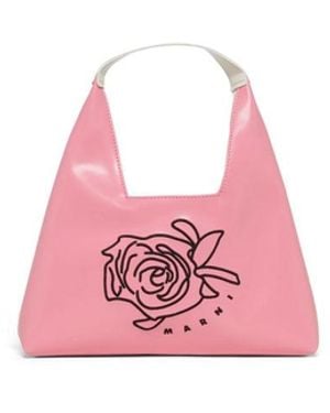 Marni Marni Diamond Shoulder Bag - Pink