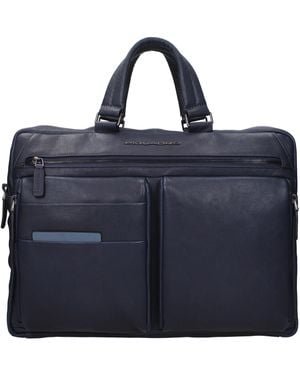 Piquadro Work Bags Leather - Blue