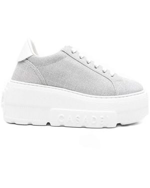 Casadei Nexus Cas25 Sneakers mit Plateausohle - Weiß