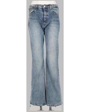 Lois High-Rise Wide-Leg Jeans - Blue