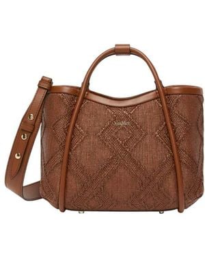 Max Mara Extra Small Marine Bag - Brown