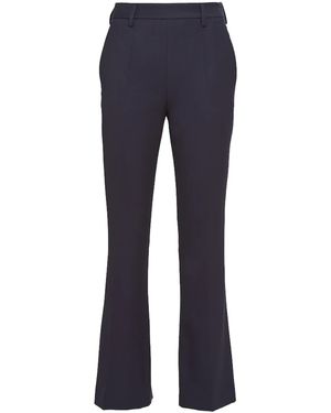 Prada Gabardine-Hose - Blau