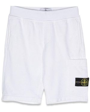 Stone Island Bermuda Sweatshirt - White