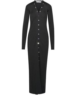 The Attico Attico Long Cardigan - Nero