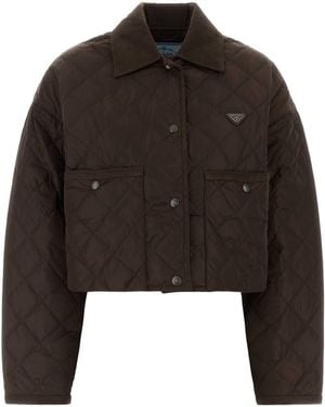 Prada Chocolate Re-Nylon Reversible Jacket - Black