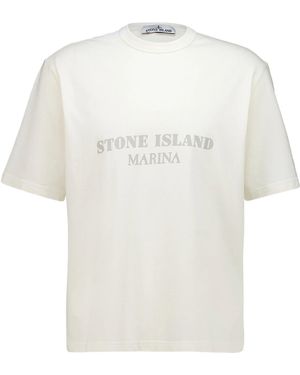 Stone Island T-Shirt - Weiß