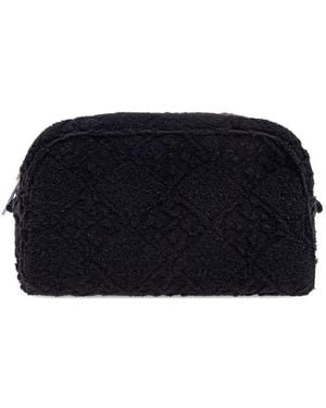 Tory Burch Ella Cotton Pouch - Black